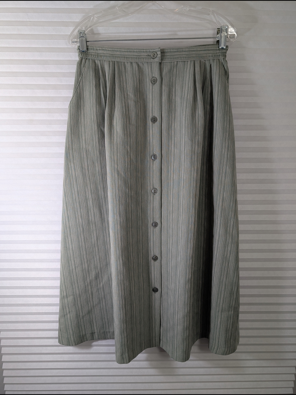  Tradition Vintage Coastal Grandmother Green Skirt Set Size 12/14 - Picture 6 of 10
